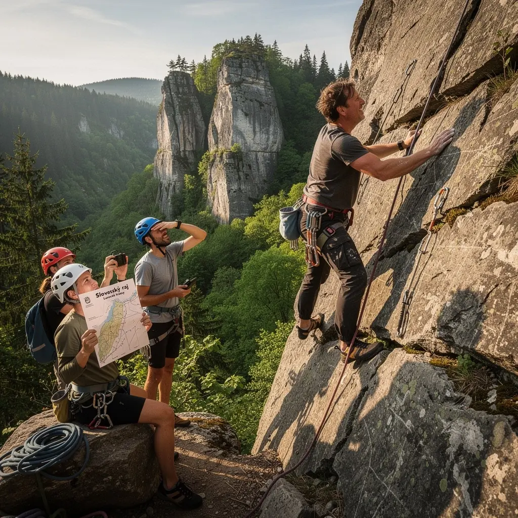 A breathtaking view of the High Tatras mountains with lush greenery in the foreground.
